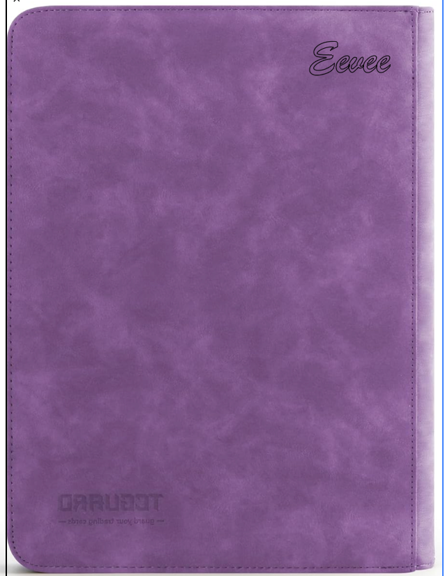 Eevee Purple Card Binder